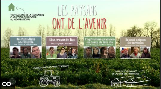 Webdocumentaire sur l'agriculture paysanne